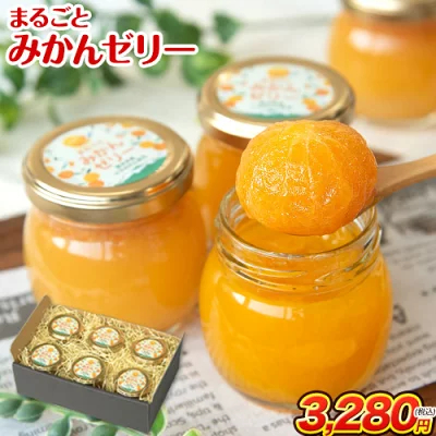 まるごと みかんゼリー フルーツギフト 熊本 小玉みかん みかん 送料無料 果物 スイーツ セット おしゃれ かわいい 健康 熨斗 のし 5月下旬-6月中旬頃より発送予定