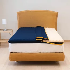 松山機業株式会社/AirOnAir02マットレス/点で支える/体圧分散/寝心地/負担減少/睡眠環境寝具指導士/収納スペース/自立/持ち運び/洗濯/肩への負担減少/ふるさと納税/敬老のお祝い/ギフト