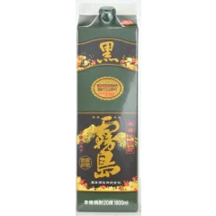 黒霧島 20度 1.8Lパック 本格焼酎